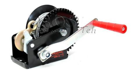 MANUAL HAND WINCH DWK 12 - 540 kg - ROPE