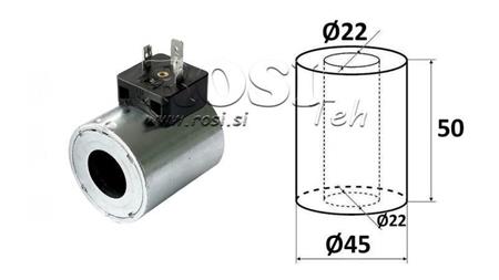 ELEKTROMAGNETSPULE 48VDC - DS3 - fi 22mm-50mm 29,5W