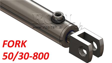 HYDRAULIC CYLINDER FORK 50/30-800