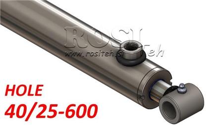 HYDRAULIC CYLINDER HOLE 40/25-600