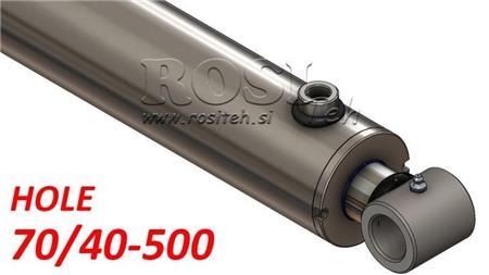 hidrauliskā cilindra caurums 70-40-500