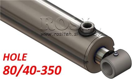 hydraulisk cylinder hål 80-40-350