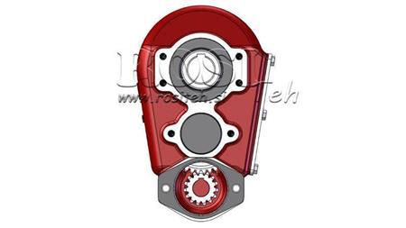 VÄXELLÅDA - VÄXELLÅDA RT150 FÖR HYDRAULISK MOTOR MP/MR/MS/MH FÖRHÅLLANDE 12:1