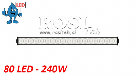 LED PRACOVNÉ SVETLO - SVETLO 80 LED 240W 12V-24V KOMBO 106CM MEGA