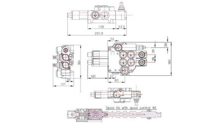 HYDRAULIKVENTIL 2xP80 2AK31A31GKZ