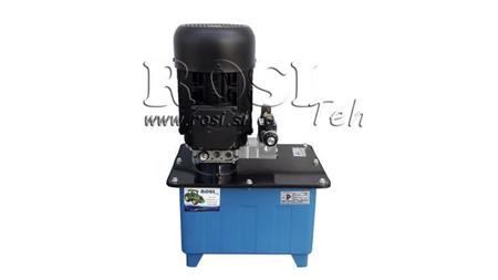 MINI HIDRAULIČKI AGREGAT 380V AC (4 kW) 160 bar - 8 cc - 12 lit/min - rezervoar 25 lit