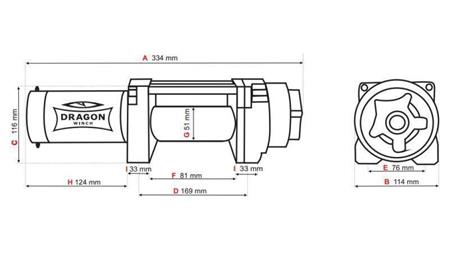 12 V ELEKTRISCHE SEILWINDE DWH 3500 HD - 1588 kg