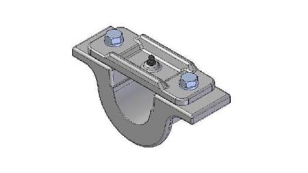 HALTER FÜR TELESCOPIC ZYLINDER FI55-A