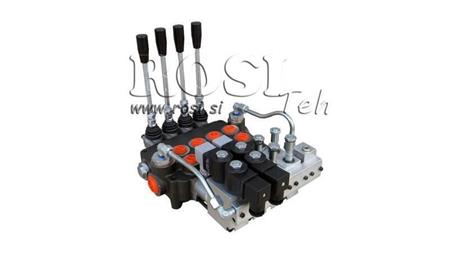 HYDRAULISK VENTIL 4xP80 - EO 12V