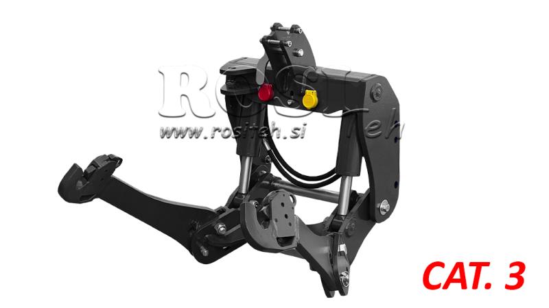 UNIVERSAL KIT FRONT HYDRAULIK 3KAT FOR TRAKTOR 2250KG
