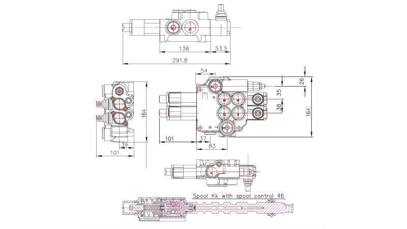 HYDRAULISK VENTIL 2XZ80 2AK31A31GKZ