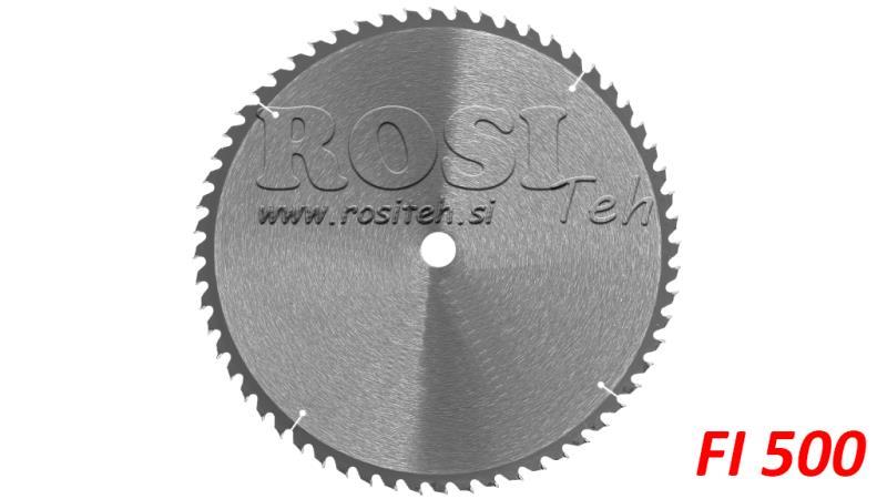 CIRCULAR SAW BLADE FOR CIRCULAR WIDIA Φ 500