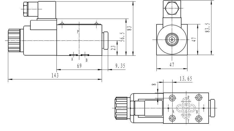 CETOP 3_1 TULJAVA DIMENZIJE 6A