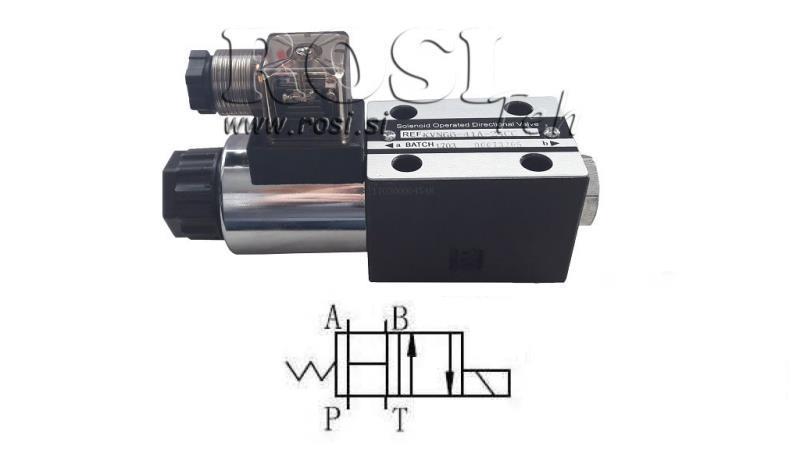 HYDRAULIC ELECTROMAGNETIC VALVE KV-4/2 CETOP 3 12/24/230V 3B