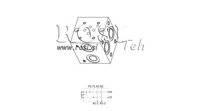 CETOP3 SOCKEL NG6 1M