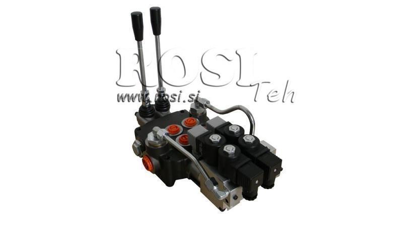 ZAWÓR HYDRAULICZNY 2xP80 - EO 12V